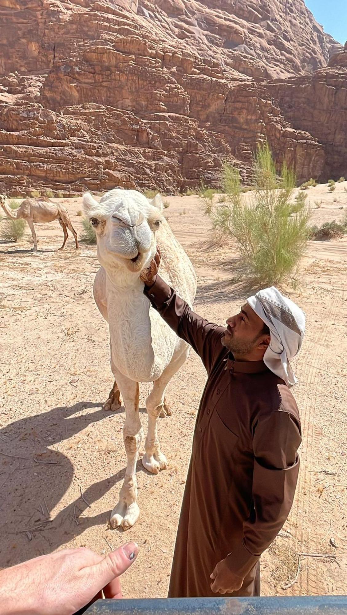 Enad Desert Camp Wadi Rum Esterno foto